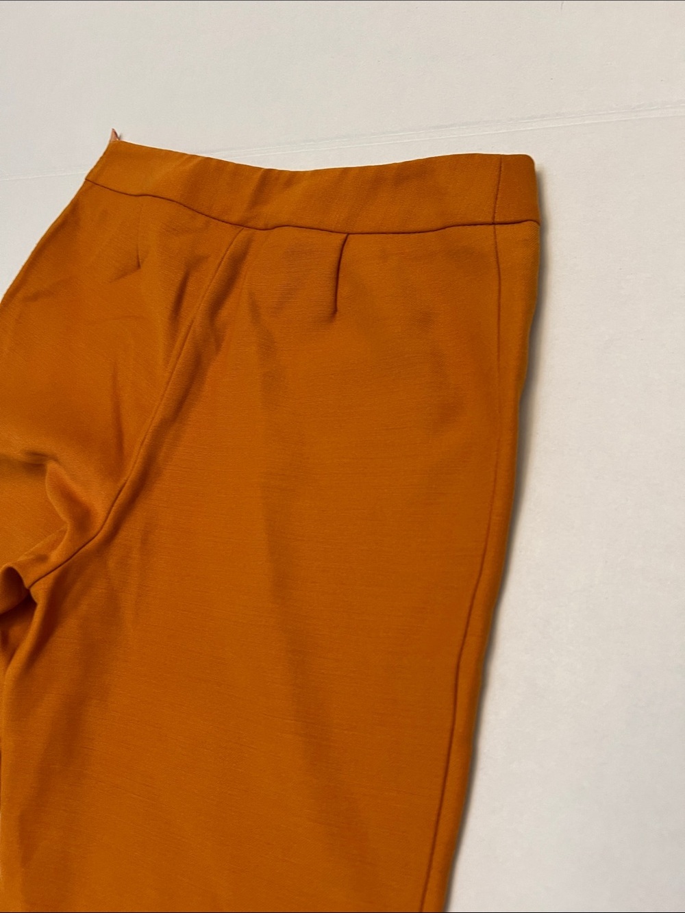 MOSCHINO CHEAP AND CHIC BURNT ORANGE BROWN PULL ON VIRGIN WOOL PANT SIZE 4 - Picture 13 of 13